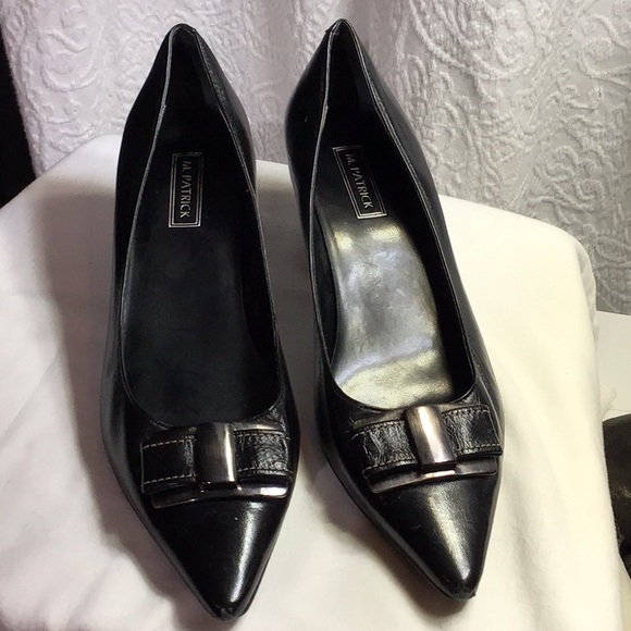 M.Patrick 2” Pump with Pewter accent on toe - Picture 1 of 5